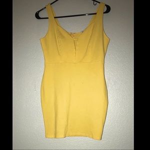 Yellow Bodycon Dress